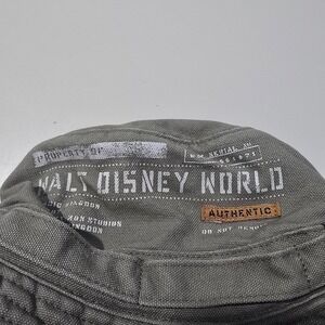 Walt Disney World Authentic Bucket Hat‎ Adult Green Cotton Adventure Travel